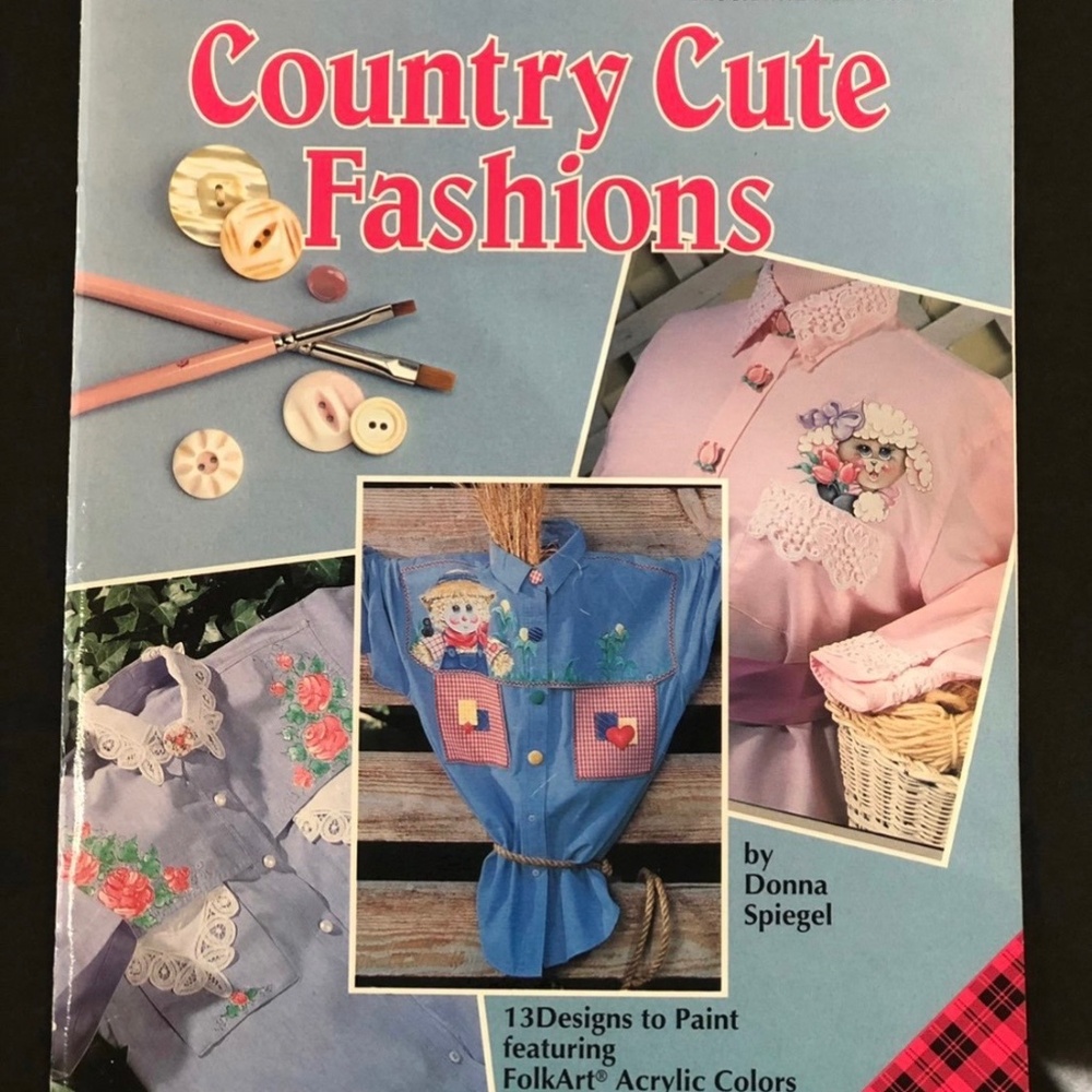 NEW Plaid Decorative Painting #8933 Country Cute Fashions